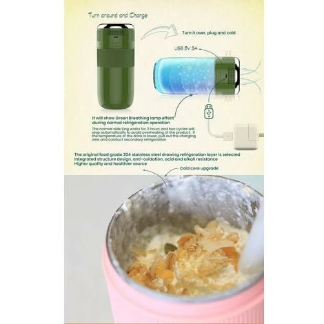 Tazza Di Refrigerazione Rapida 380ml Tazza Di Accompagnamento Per Auto Sportive All'aperto Per La Casa Portatile Tazza Di Refrigerazione Per Bevande 4 Tazza Di Refrigerazione Rapida 380ml Tazza Di Accompagnamento Per Auto Sportive All'aperto Per La Casa Portatile Tazza Di Refrigerazione Per Bevande - immagine 4