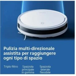 Xiaomi E10 Aspirapolvere Robot 0.4 Litri Senza Sacchetto Bianco -Rowenta Negozio 99968065 5